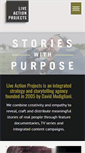 Mobile Screenshot of liveactionprojects.com